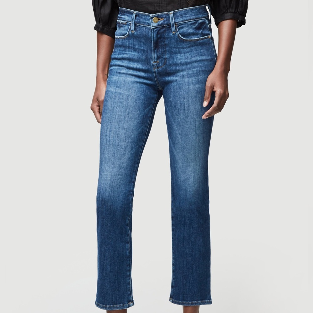 FRAME Denim Le High Straight Jeans